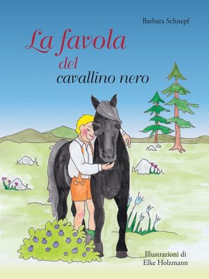 cover image of La favola del cavallino nero